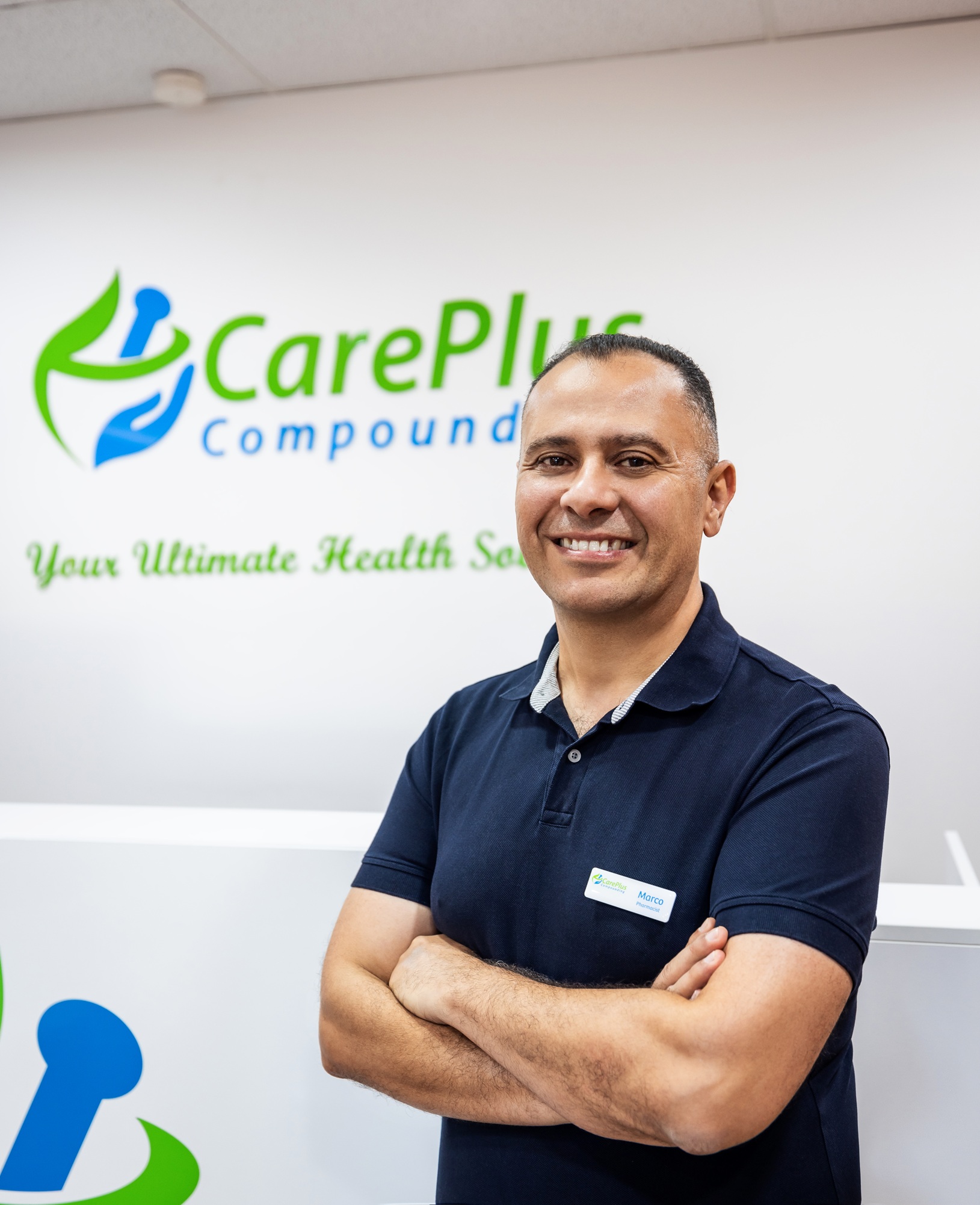 Marco, AHPRA-registered compounding pharmacist at CarePlus Compounding